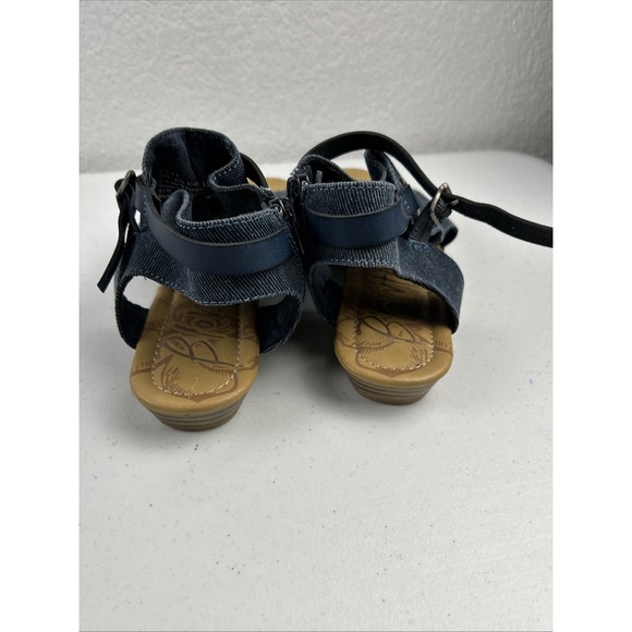 Blowfish Canvas Sandals Women's‎ Size 6.5 Shoes Denim Upper - Picture 4 of 9